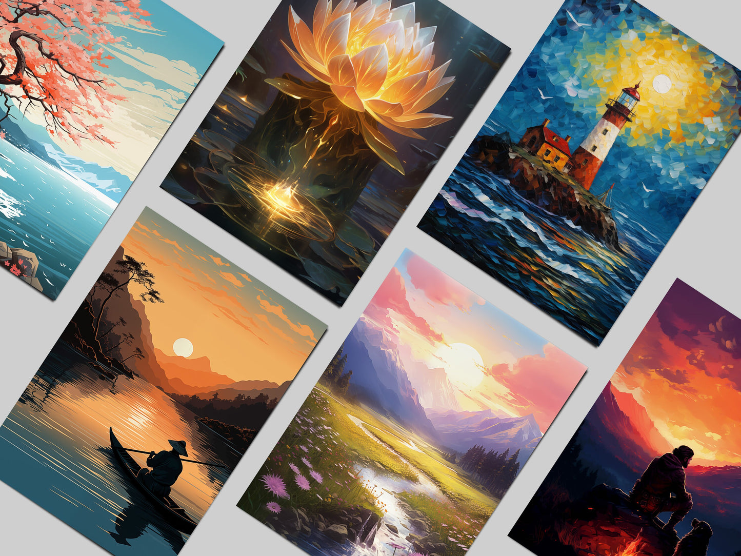 MTG Sleeves Beautiful Scenic 100+ High Quality and Detailed Image Art Sleeves