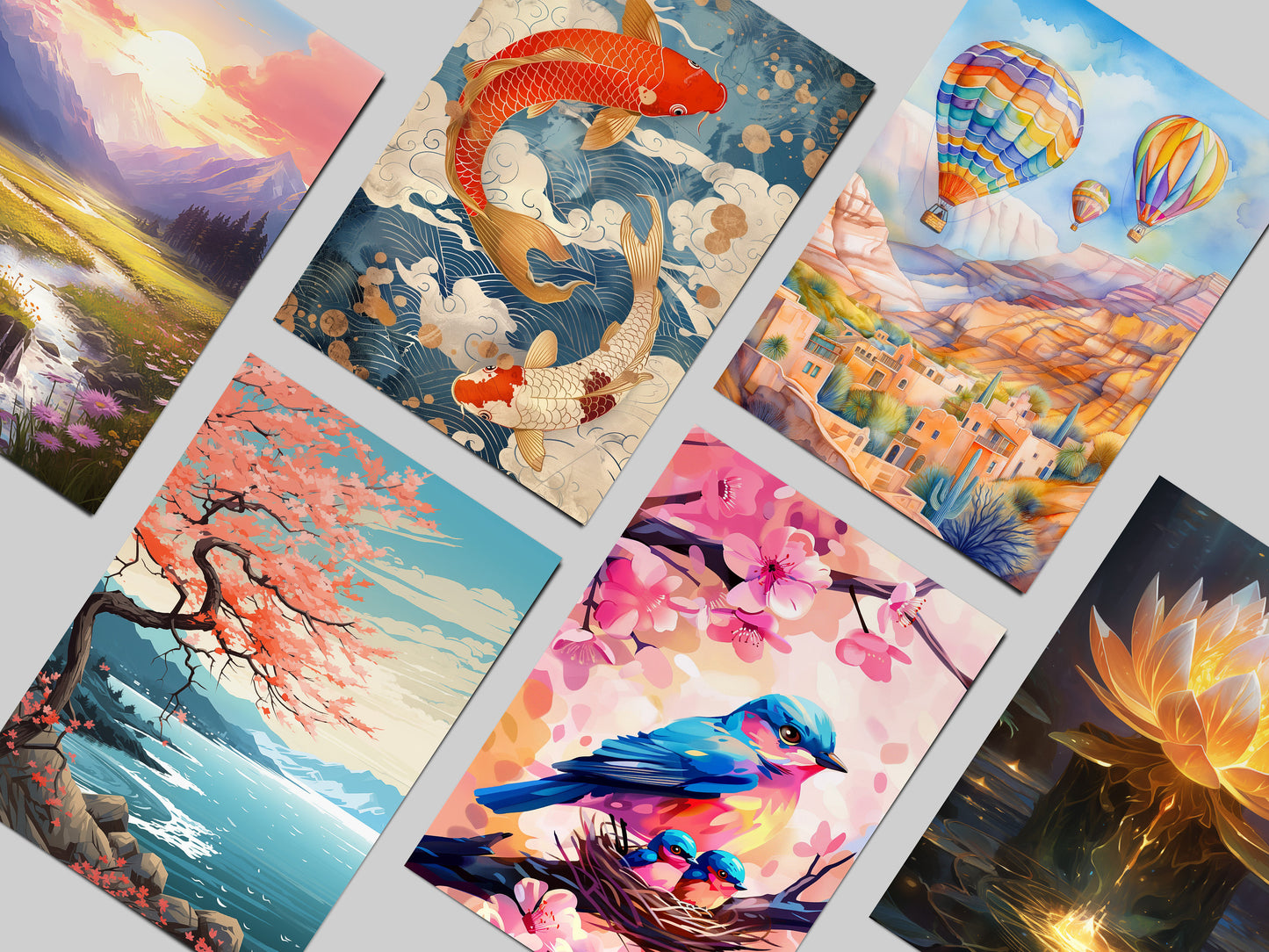 MTG Sleeves Bird Family in Nest Beautiful 100+ High Quality and Durable Art Sleeves