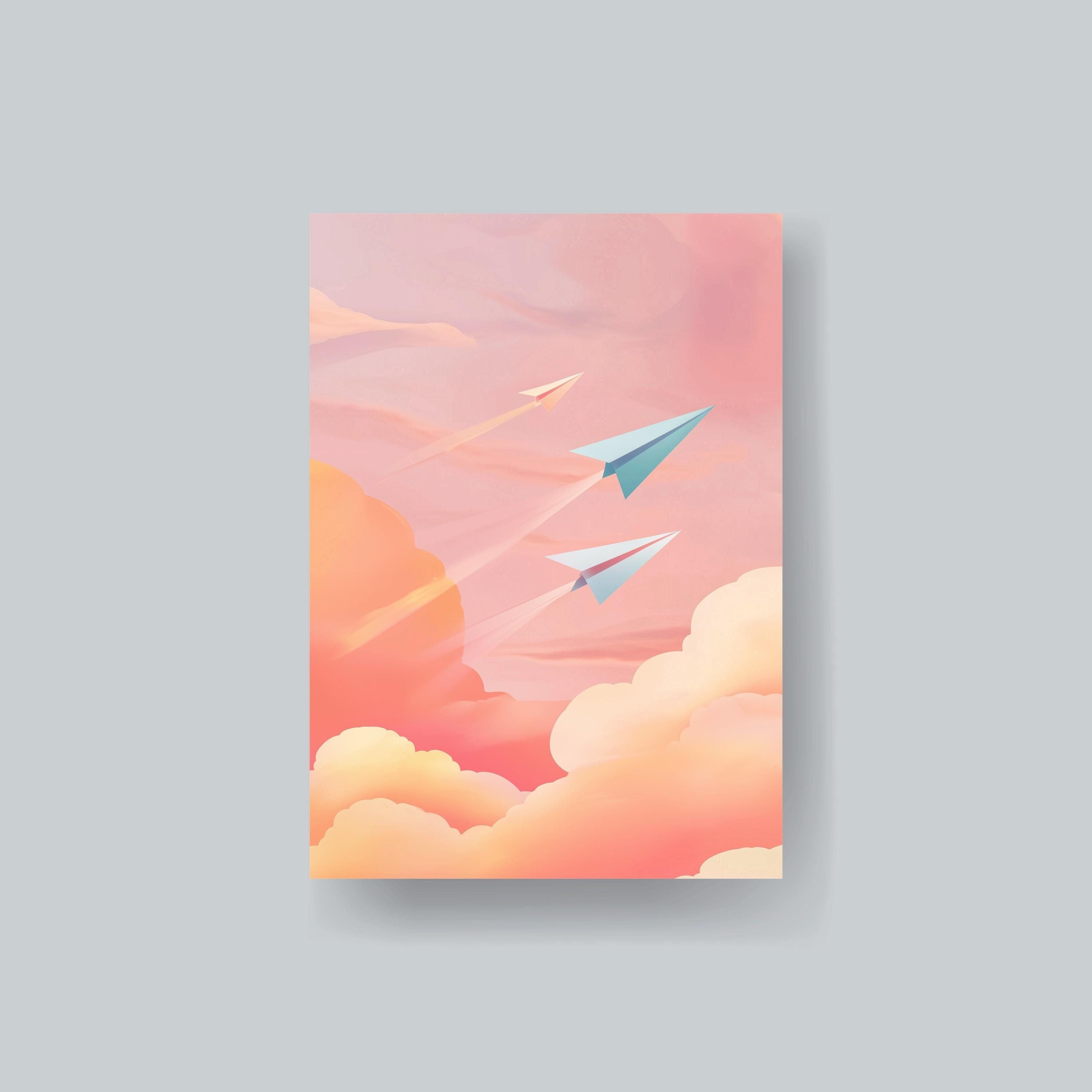 Paper Airplanes MTG Sleeves: Durable Art Card Sleeves (100+)