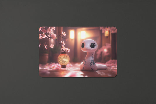 Japanese Snake Playmat High Quality and Detailed Art Playmat for MTG // Mousepad // Computer Mat