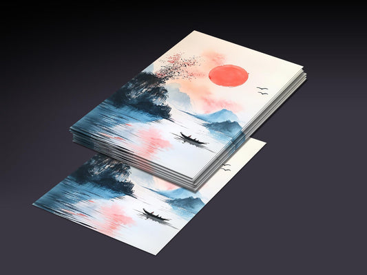 Japanese Red Sun - 100 MTG Sleeves