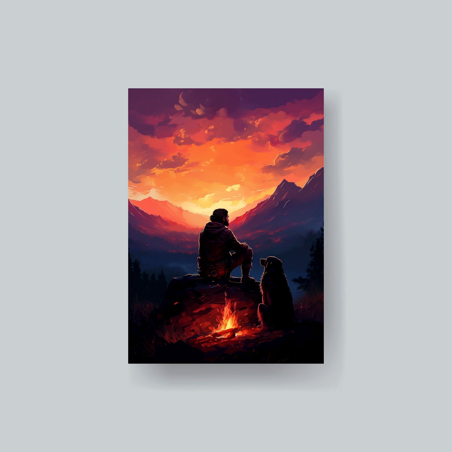 MTG Sleeves Knight and Dog 100+ High Quality Sleeves MISPRINT