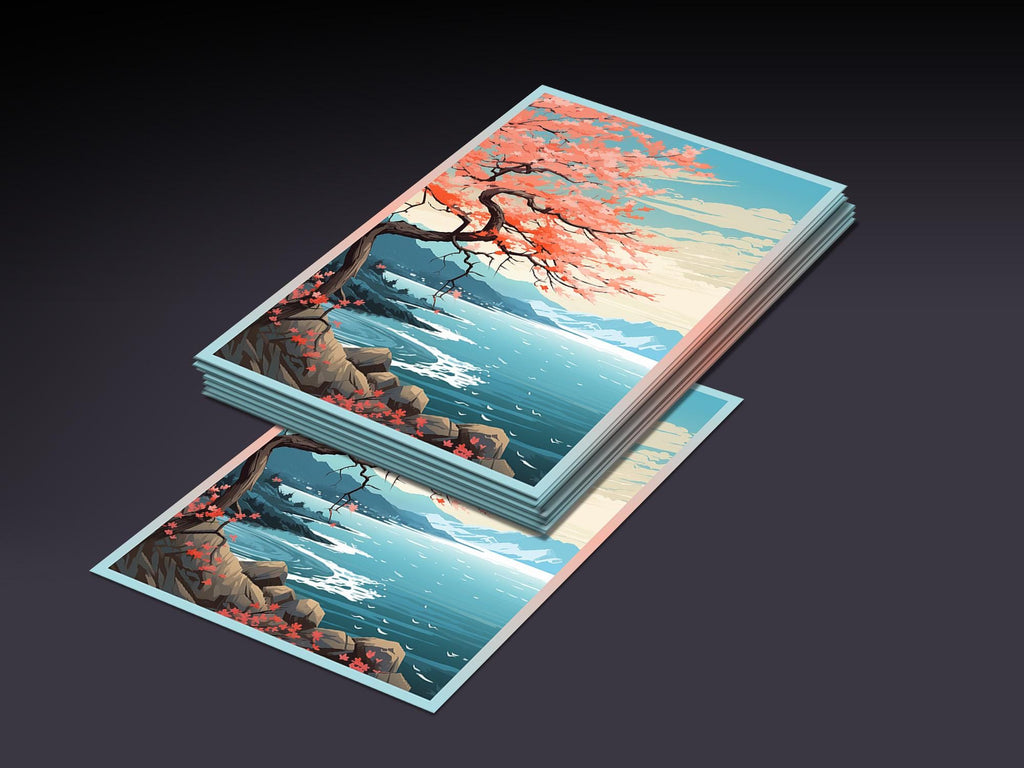 Cherry Blossom MTG Sleeves, 100+ High Quality Art Sleeves