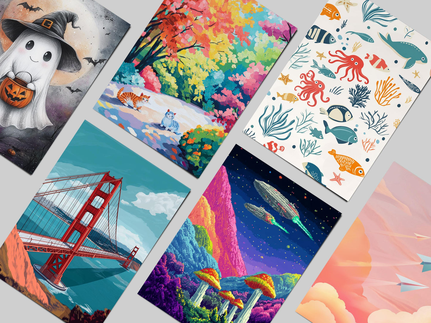 MTG Sleeves Dogs Running Beautiful 100+ High Quality and Durable Art Sleeves