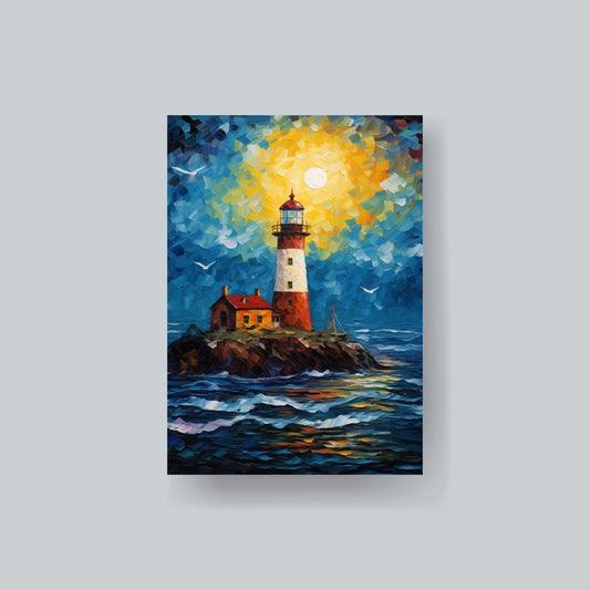 MTG Sleeves Van Gogh Lighthouse Beautiful 100+ High Quality and Detailed Art Sleeves