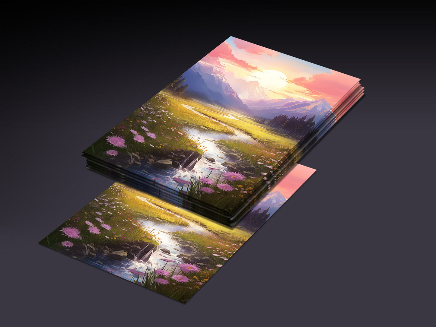 MTG Sleeves Beautiful Scenic 100+ High Quality and Detailed Image Art Sleeves