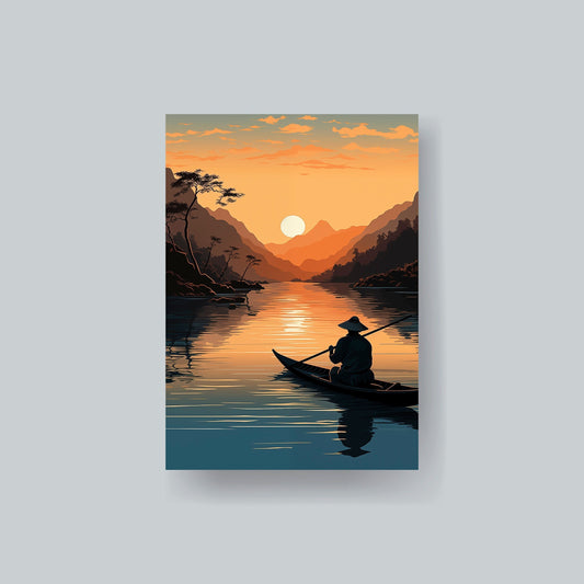 MTG Sleeves Fisherman Beautiful 100+ High Quality and Detailed Art Sleeves