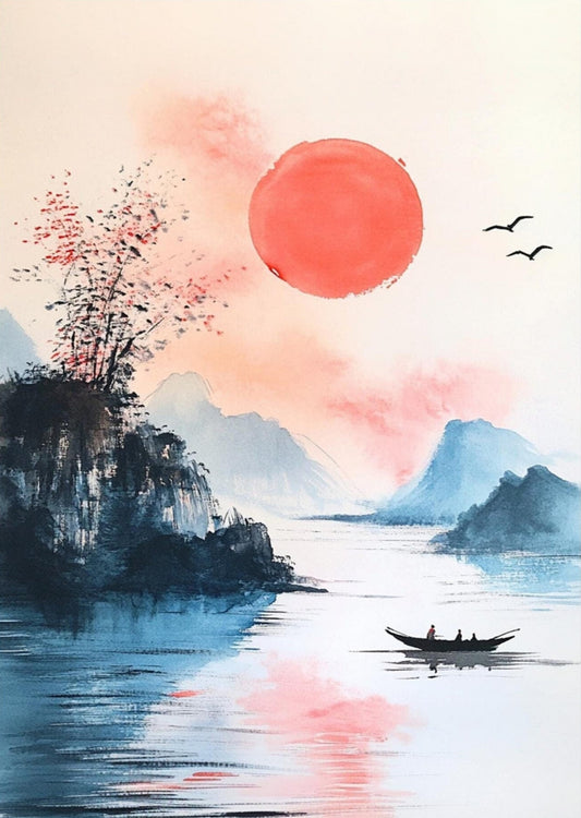 Japanese Red Sun - 100 MTG Sleeves