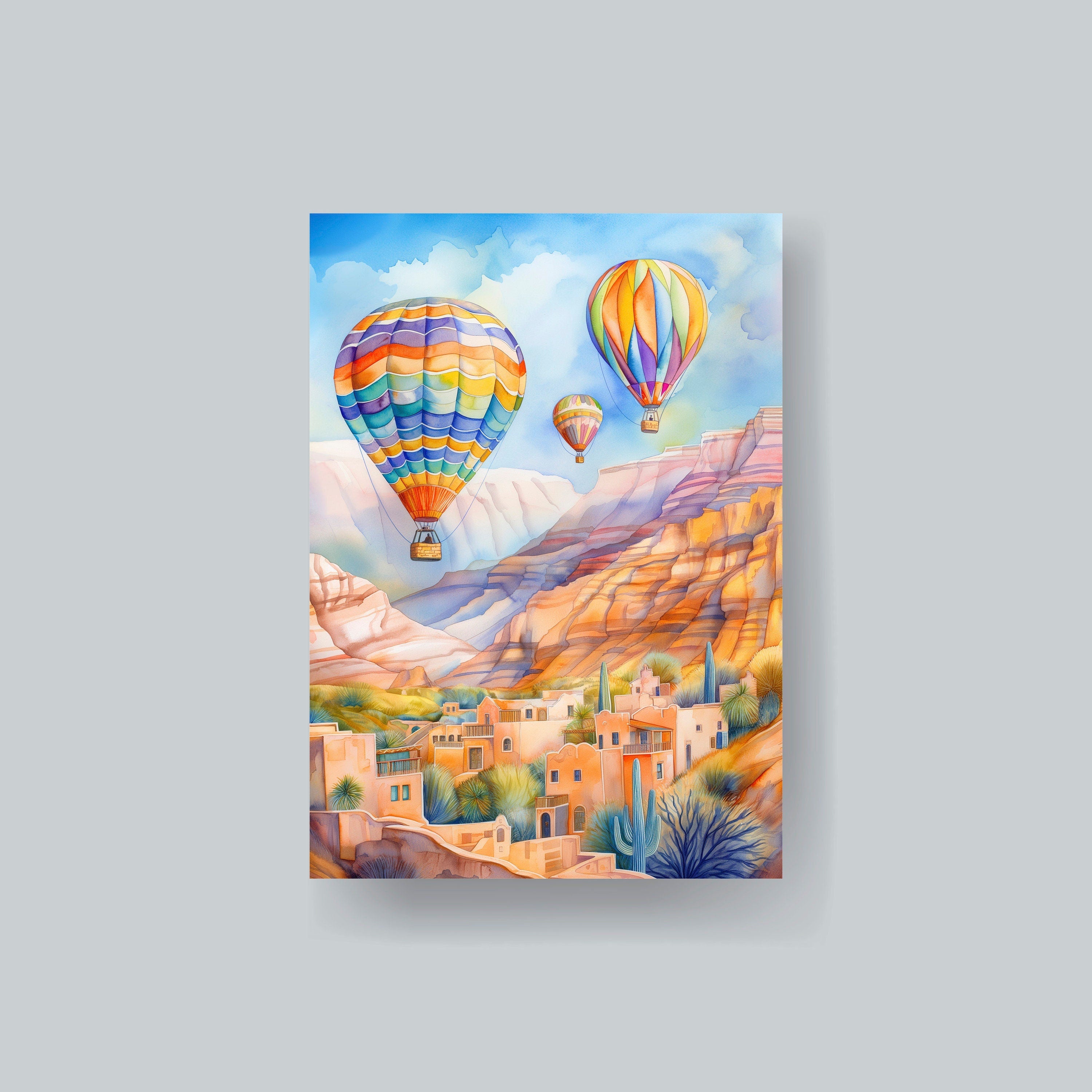 Hot Air Balloons MTG Sleeves: Durable Art Card Sleeves (100+)