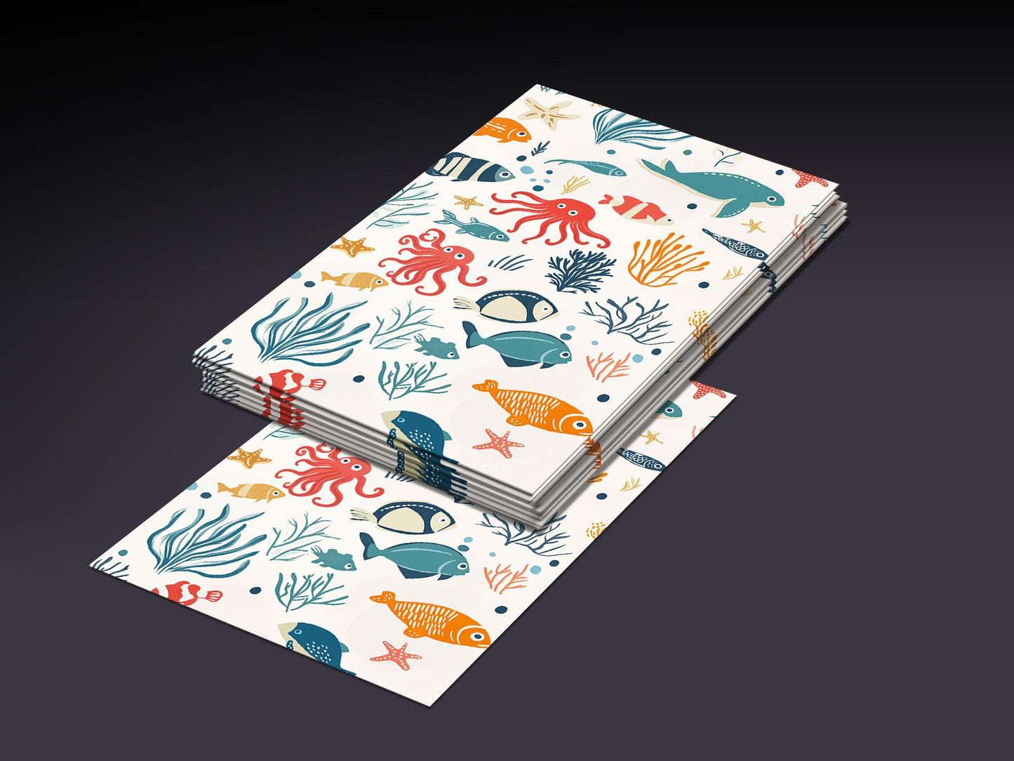 MTG Sleeves Deep Sea Creatures Beautiful 100+ High Quality and Durable Art Sleeves